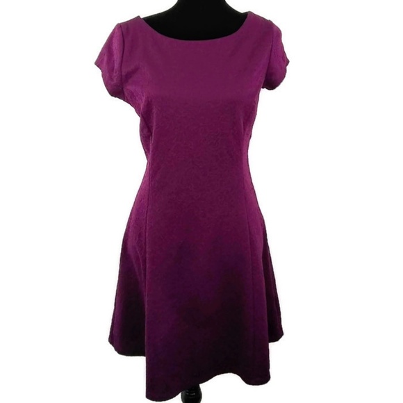 Maurices Dresses & Skirts - Maurices Women's Med Dress Purple Short Sleeves